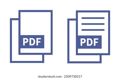 ícone de arquivo pdf no plano de fundo branco