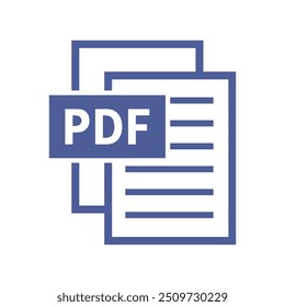 ícone de arquivo pdf no plano de fundo branco