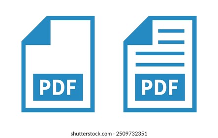 ícone de arquivo pdf no plano de fundo branco