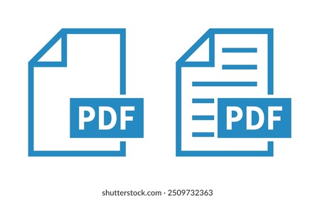 ícone de arquivo pdf no plano de fundo branco