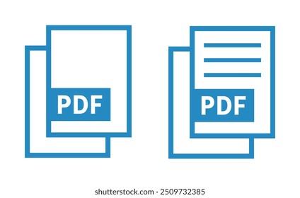 ícone de arquivo pdf no plano de fundo branco