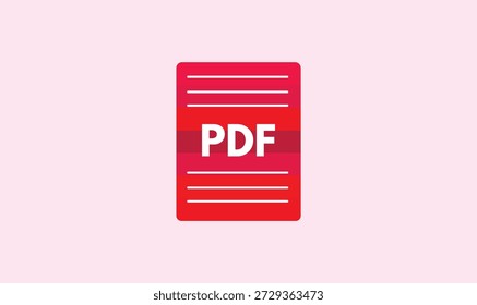 Icono de archivo PDF diseño de Vector para su uso.