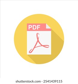 Ícone da área de trabalho da interface do usuário do arquivo Pdf