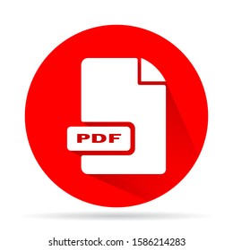 PDF file vector icon 10 eps icon. File for computer icon. vector icon file for phone