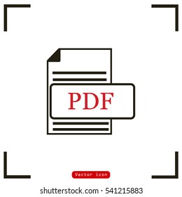 PDF Icon. 