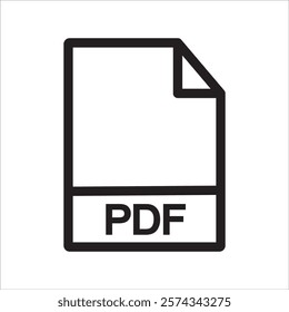 PDF icon. pdf file format icon