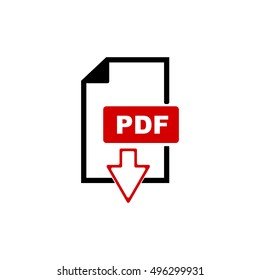 PDF Icon, pdf file icon,extension icon