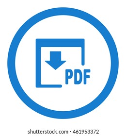 PDF Icon, flat design style