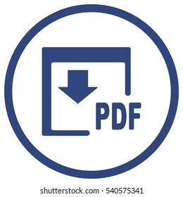 PDF Icon, flat design style