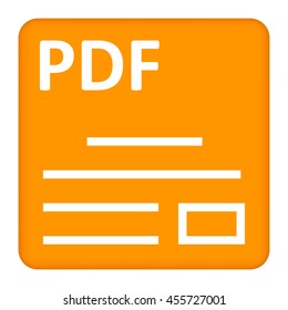 PDF icon isolated on background.