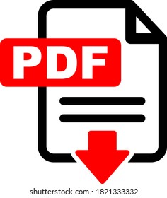 PDF-Symbol, Materialgrafik / Vektorgrafik