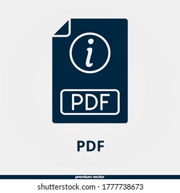 icono pdf, icono de pdf con recargo.