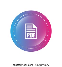 PDF icon and red glossy icon