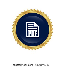 PDF icon and red glossy icon