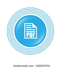 PDF icon and red glossy icon
