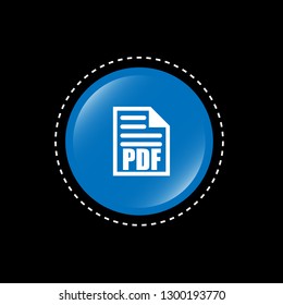 PDF icon and red glossy icon