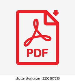 pdf icon with white background