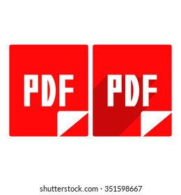 pdf icon.vector illustration.