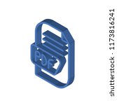 Pdf isometric left top view 3D icon