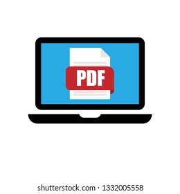 pdf sign with laptop