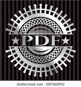 PDF silvery emblem