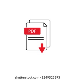 pdf vector icon