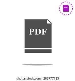 pdf vector icon
