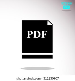 pdf vector icon
