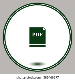 Pdf vector icon