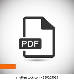 pdf vector icon