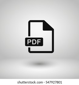 pdf vector icon