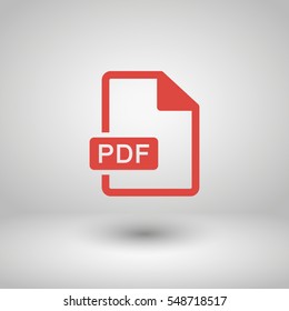 pdf vector icon