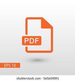 pdf vector icon