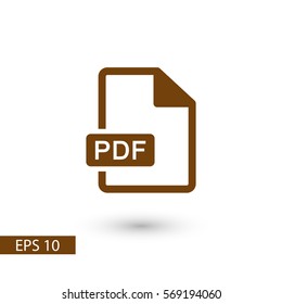 pdf vector icon
