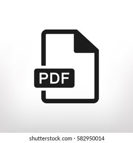 pdf vector icon