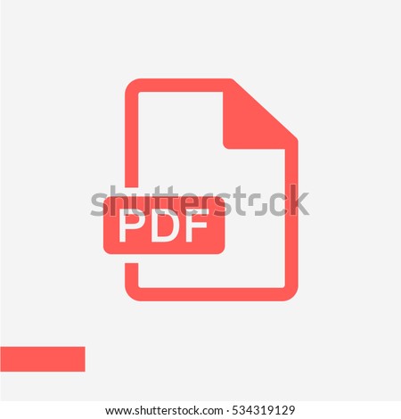 pdf vector icon