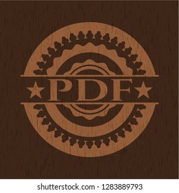 PDF vintage wooden emblem