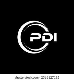 PDI Letter Logo Design, Inspiration for a Unique Identity. Modern Elegance and Creative Design. Watermark Your Success with the Striking this Logo.