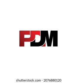 Pdm Letter Monogram Logo Design Vector Stock Vector (Royalty Free ...