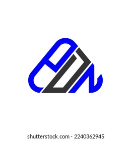 PDN letter logo creative design with vector graphic, PDN simple and modern logo.