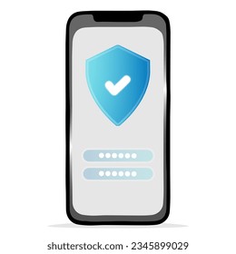 PDPA concept. cyber security website application mobile, data protection privacy.