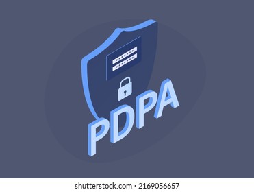 PDPA - ilustración de la ley de protección de datos personales