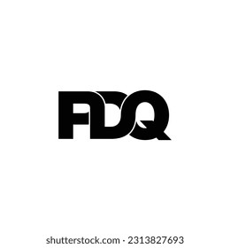 PDQ-Brief-Monogramm-Logo-Vektorgrafik