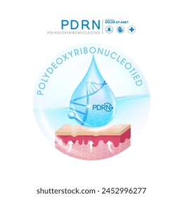 PDRN ,Polydeoxyribonucleotide serum Skin Care Cosmetic, DNA salmon