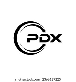 PDX Letter Logo Design, Inspiration for a Unique Identity. Modern Elegance and Creative Design. Watermark Your Success with the Striking this Logo.