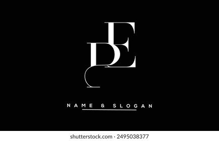 PE, EP Abstract Letters Logo Monogram