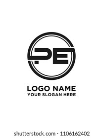 Pe Logo Images, Stock Photos & Vectors | Shutterstock