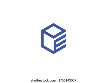 PE Letter Logo Design And Vector Template