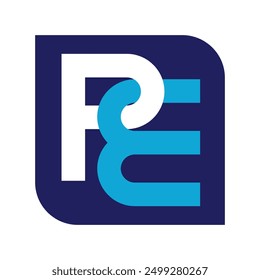 PE logo 3 icono de Plantilla