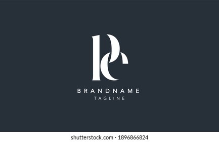 PE Lowercase Letter Initial Icon Logo Design Vector Illustration